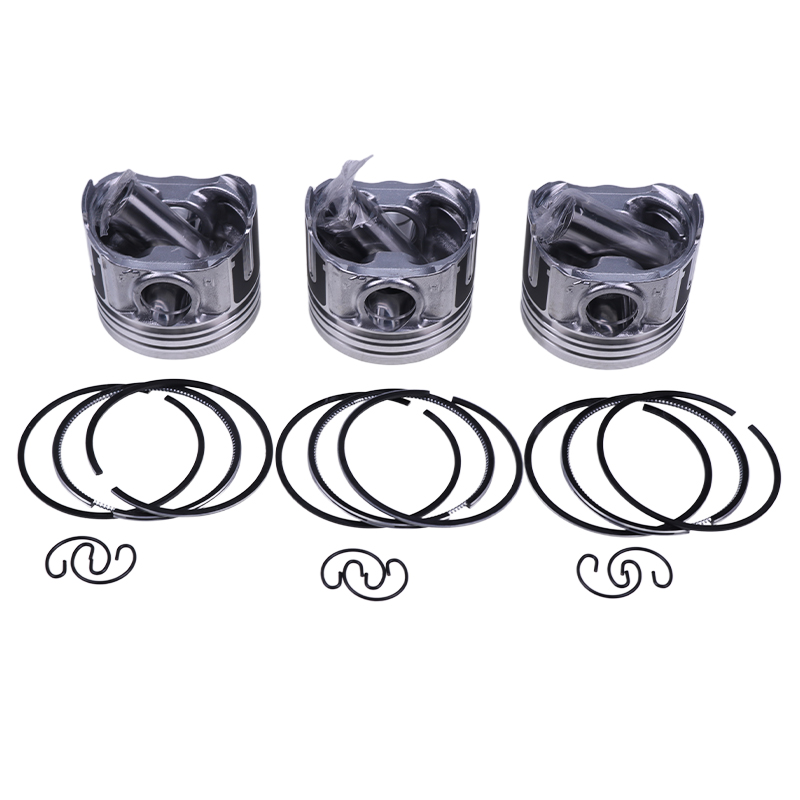 Perfecto para Kubota Engine D782 - Piston Kit STD D782-EBH ZD1011, ZD321, ZD321N, ZD323, ZG332LP, ZG332P, ZP330LP, ZP330P
