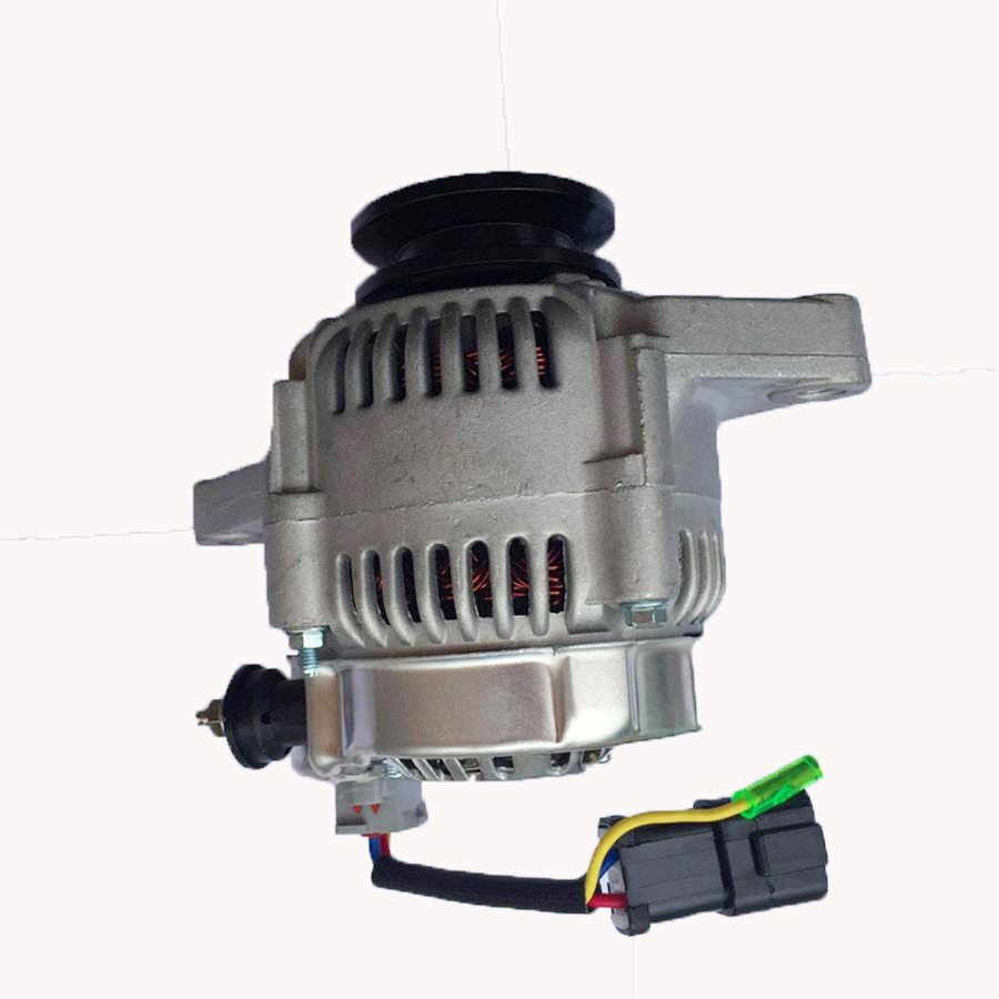 Compatible con Hyundai Excavator R60-5 Yanmar Engine 4TNE94 Alternator 101211-2951 119626-77210 12V