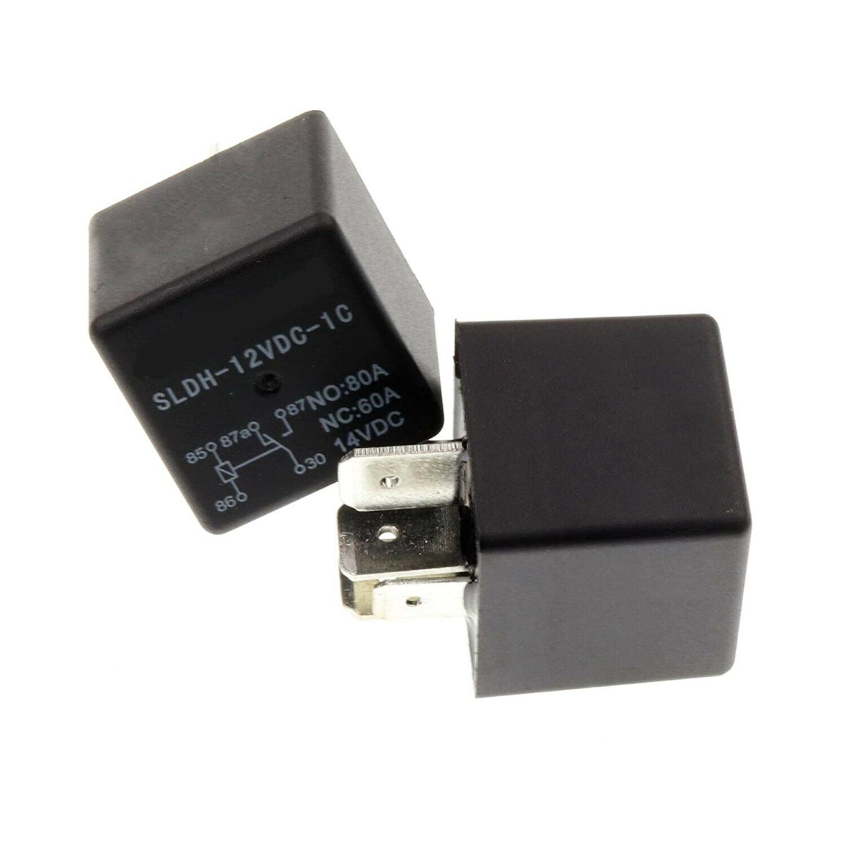 Funciona bien con Songle NO:80A NC:60A 14VDC - 2X New Relay SLDH-12VDC-1C