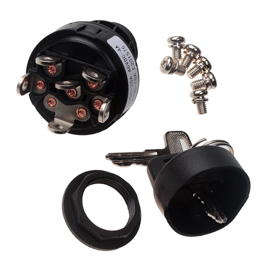 Adaptado para JLG 120HX 1200SJP 1930ES 260MRT 2630ES 3246ES 400S 400S 450A 450AJ 460SJ - Interruptor de encendido 4360469 Con dos llaves 2860030 400S,460SJ,600A,600AJ,600S,600SJ,601S,660SJ,450A,450AJ