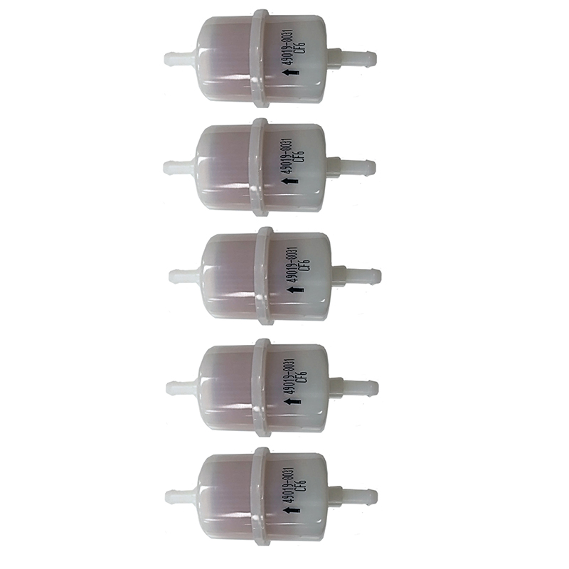Dise?ado para adaptarse al motor de Kawasaki FS481V FS541V FS600V 730V 850V EFI - 5Pcs Filtro de combustible 49019-0031 490190031 FR541V FR600V FR691V FR730V FS651V FS691V FT730V FX801V FX850V FXT00V