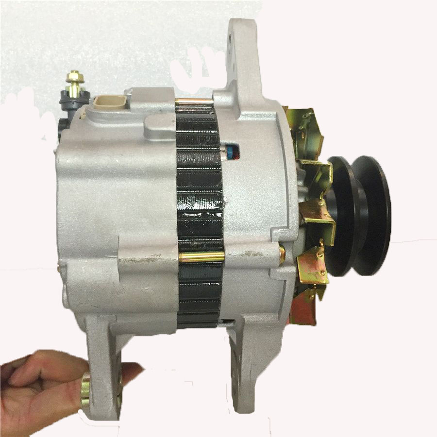 Compatible con Excavador Hitachi EX400 EX400-3 Isuzu Engine 6RB1 Alternator 1-81200563-0 EX400,EX400-3