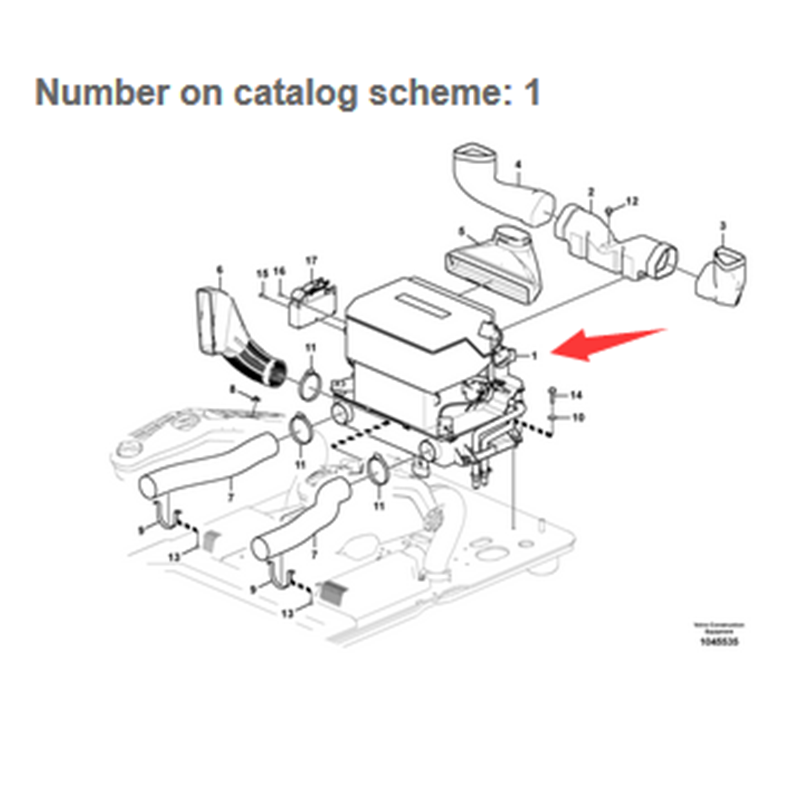 BUY Air Conditioner Control Panel ECU VOE 11443400 VOE11443400 for Volvo Excavator A25F A25G A30G A35G A45G A60H for sale