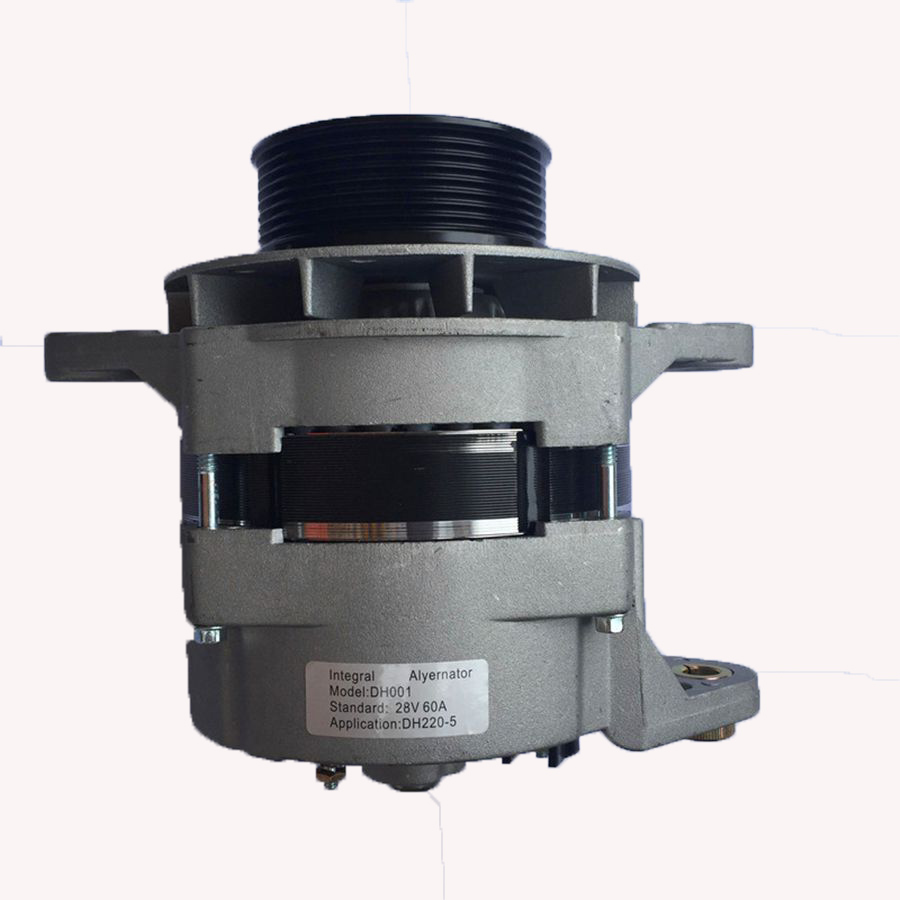 Compatible con Daewoo Excavator DH220-5 DH220-3 Motor DB58 Alternator 2502-6011 28V