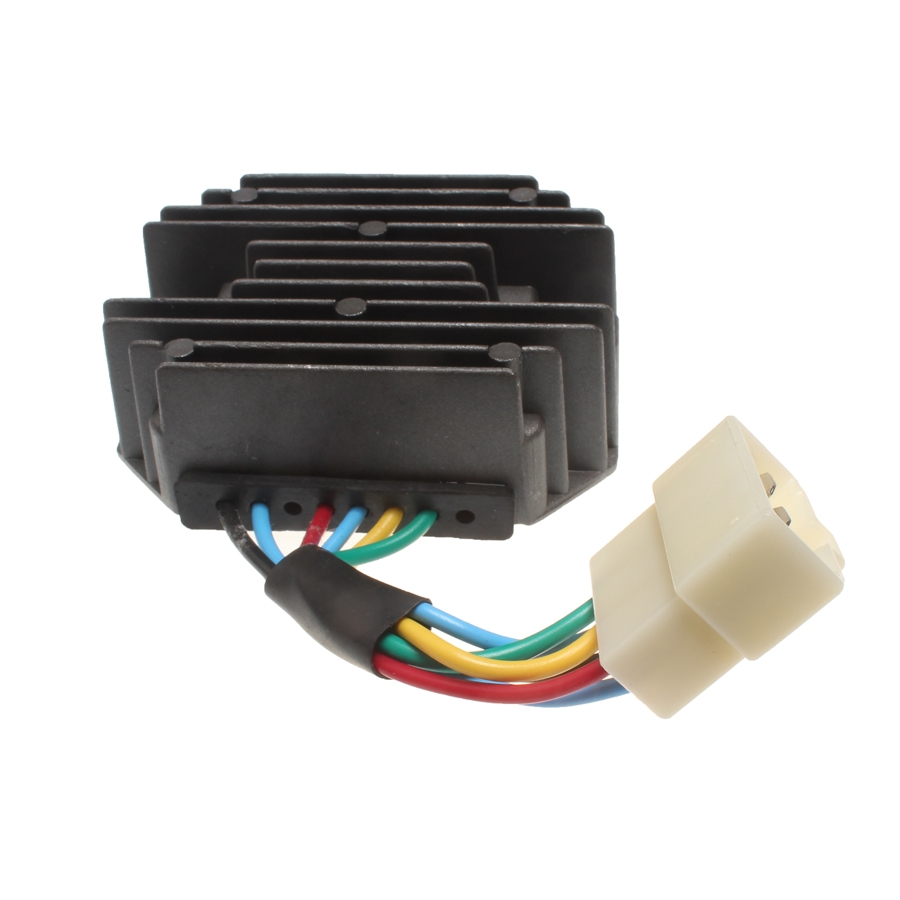 Compatible con Kubota Lawn Tractor T1600 12V Regulador de rectificador de tensión 6 Wire 19267-64600 1926764600 T1600H-G,T1600H-EUROPE,T1600 H