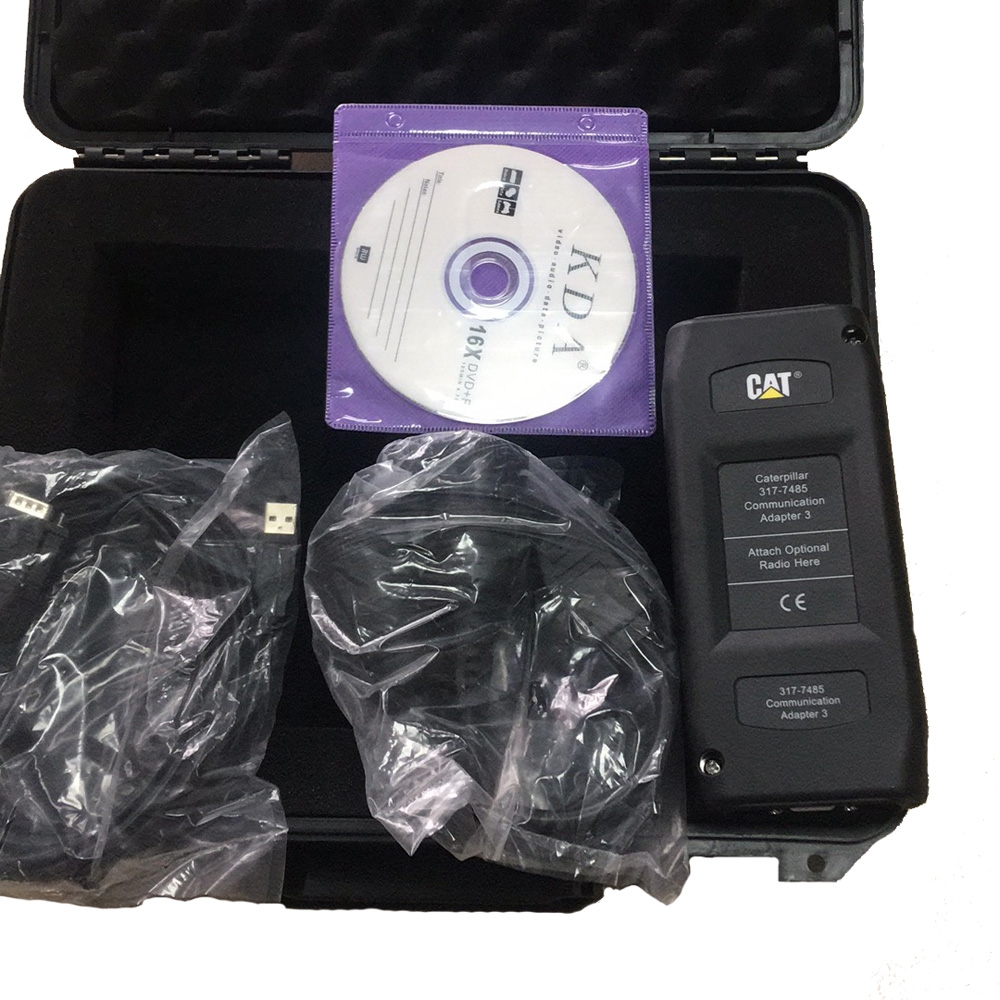 Funciona bien con Caterpillar CAT Herramienta de prueba de diagnóstico de equipos pesados - Grupo de Adaptador de Comunicación ET-3 III 317-7485 3177485
