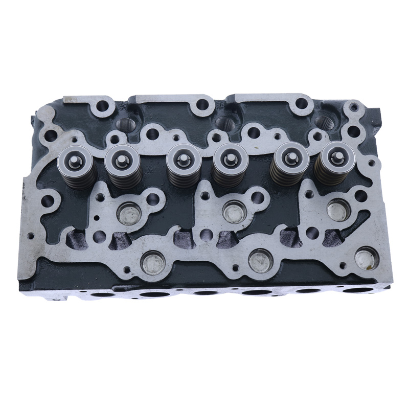 Fabricado para Kubota D1503 Motor KX91-3 U35 R420 L2900 L3000 Excavador - Cabeza de cilindro + Gasket completo Kit KX91-3,U35,R420,L2900,L3000
