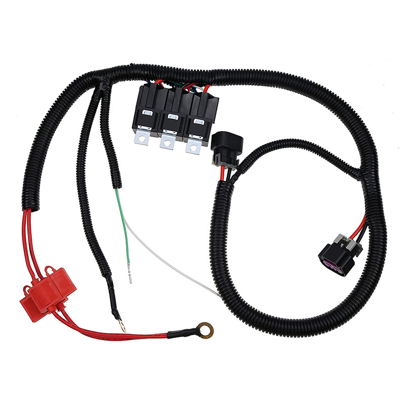 Adecuado para GM 1999 - Dual Electric Fan Upgrade Wiring Harness 7L5533A226T