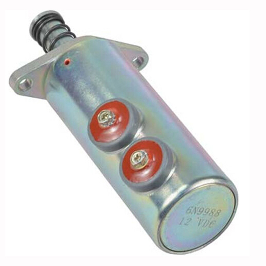 Compatible con Caterpillar Compactor PS-500 Motor 3208 Stop Solenoid 6N-9988 12V
