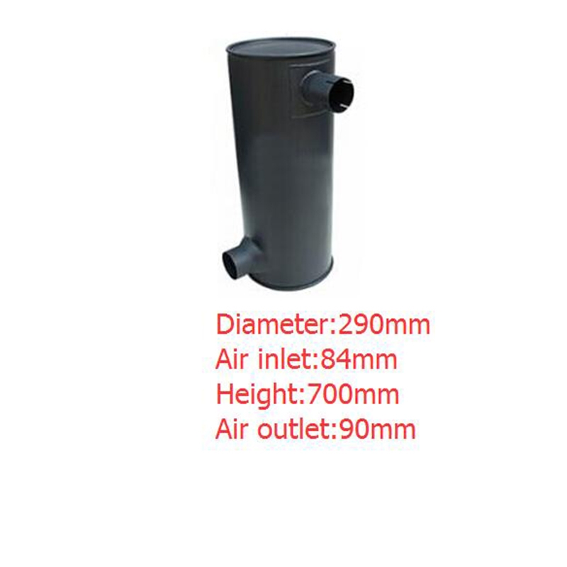 Compatible con Hitachi Excavator IZX200 ZX200 Motor 6BG1 Muffler 4416602 IZX200,IZX210F,IZX210MF,MA200-G,ZR900TS,ZX125W,ZX200-3-HCMC,ZX200-3G