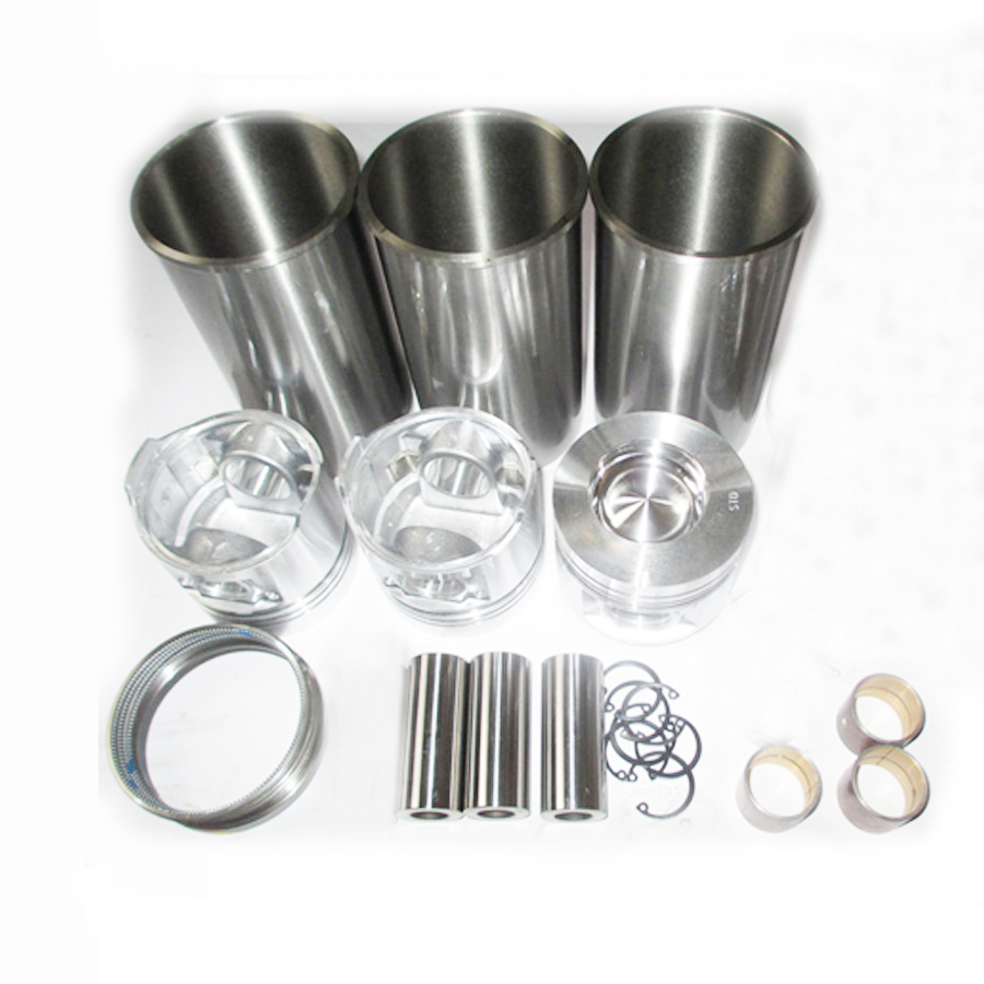 Compatible con Komatsu PC30 Yanmar Engine 3D84-1 Cilindro Liner Kit Motor Cuatro Coincidiendo
