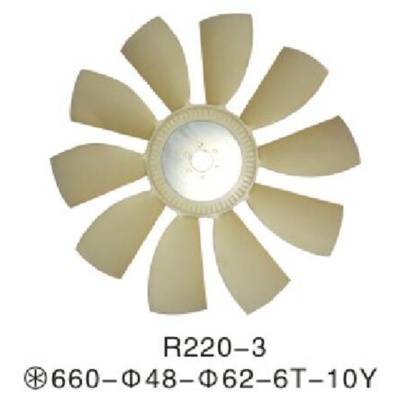 Compatible con Hyundai Excavator R220-3 Fan Blade