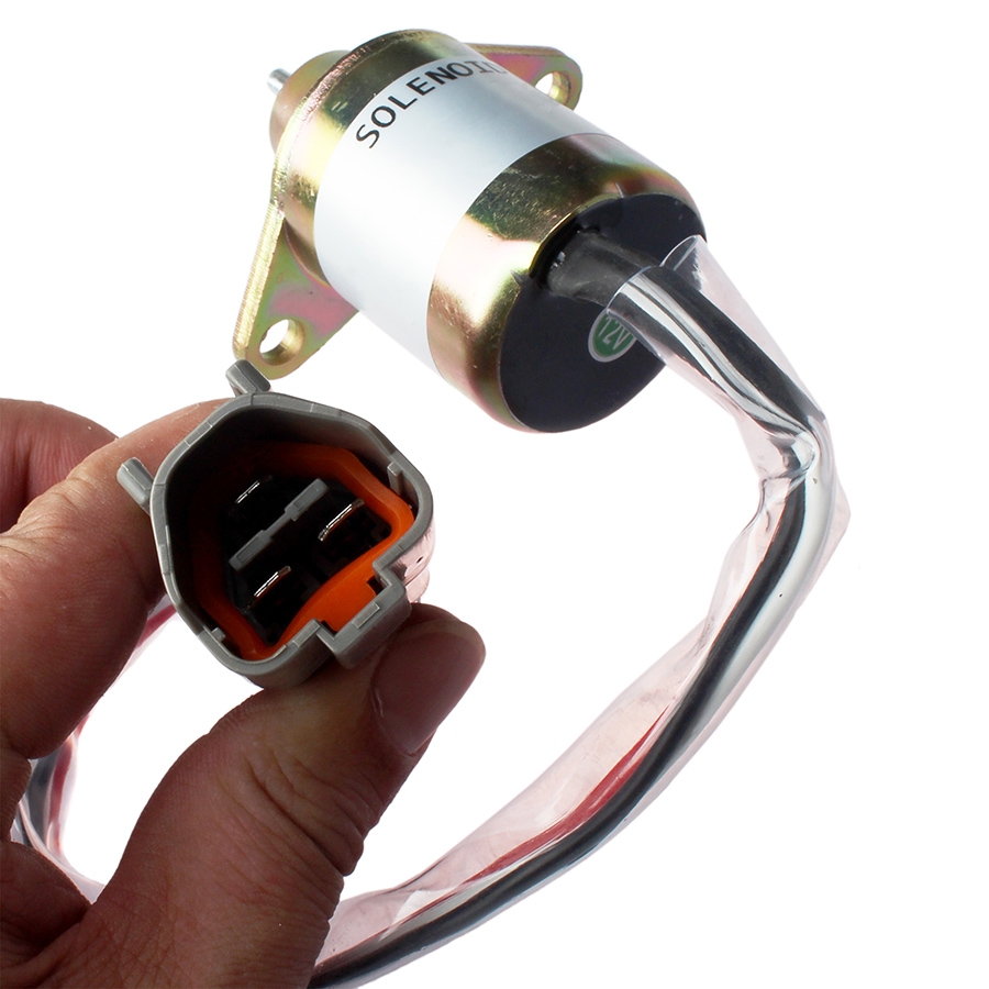 Buy For John Deere 17D 17G 26G 27D 35D 50D 110 790 3120 4105 2025R 2032R 3032E 12V Fuel Shutoff Solenoid M810324