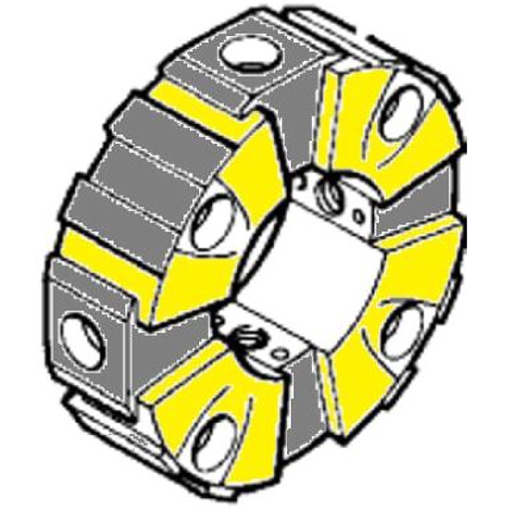 Compatible con Kobelco Excavador SK220 MARK III SK220 MARK IV Coupling Assy 2418R219S1 SK220 MARK III,SK220 MARK IV