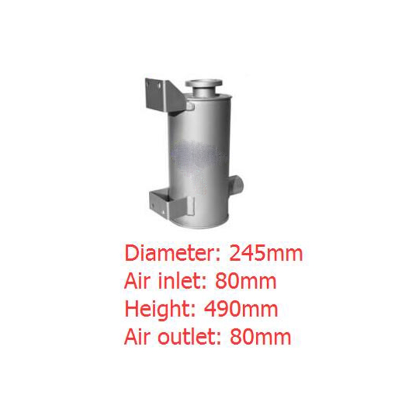Compatible con Komatsu Excavador PC200-3 PC200LC-3 PC220-3 PC220LC-3 Motor S6D105 Muffler Silencer 6137-11-5550 6137115550 PC200-3,PC200LC-3,PC220-3,PC220LC-3,PC220LC-3
