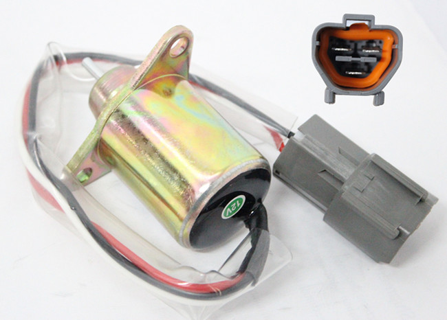 Compatible con Komatsu PC05-7 YANMAR - Fuel Stop Solenoid Valve 119233-66510 119233-66511 Fit 119233-66510-24 Yanmar engine TB235 3TNV88-BPTB2 ; HYUNDAI R55-5,R60-5