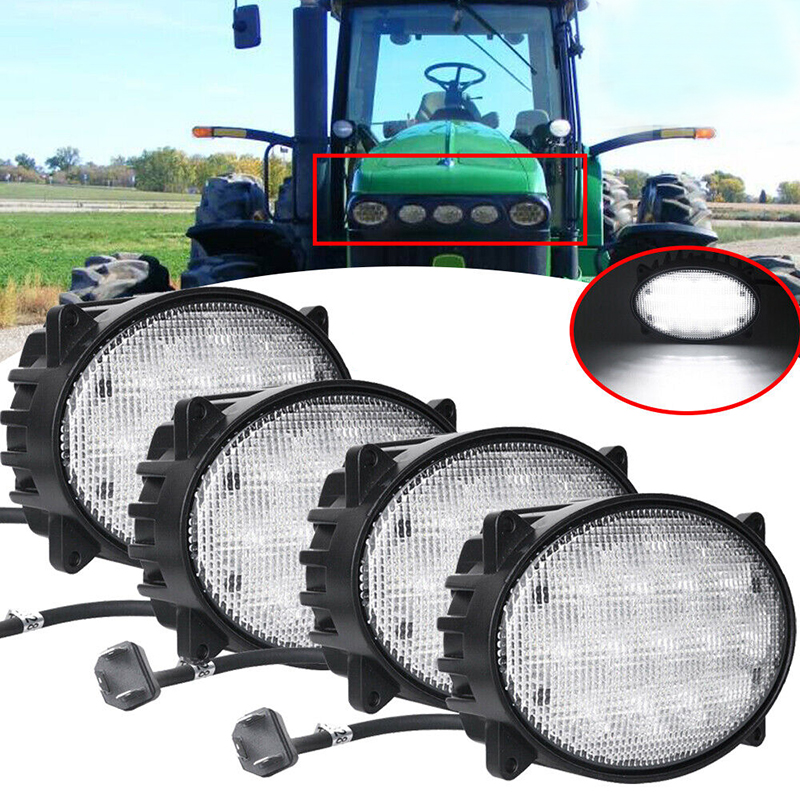Específicamente para CASE Combine 5130 6088 6130 7010 8120 9120 - 4 Pcs Headlamp 87106352 87106354 5088,5130,6088,6130,7010,7088,7120,7130,7230,8010,8120,8230,9010,9120,9230,AF4077,AF4088,AFX8010,420 TIER62