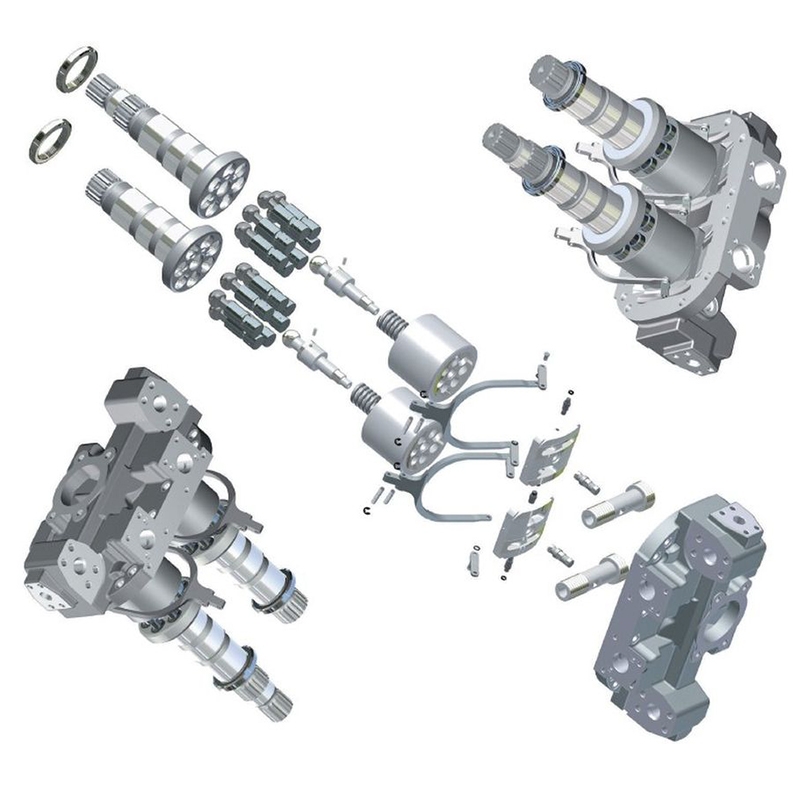 Reemplazo directo para Excavador Hitachi ZX200-3 ZX270 - HPV118 Hidraulico Piezas de reparación de bomba principal Kit ZX200-3, ZX270
