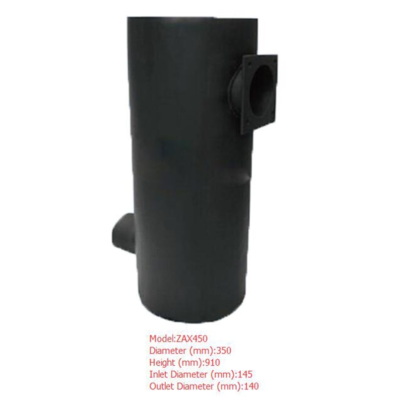 Made for Hitachi Excavator ZAX450 - Muffler Silencer