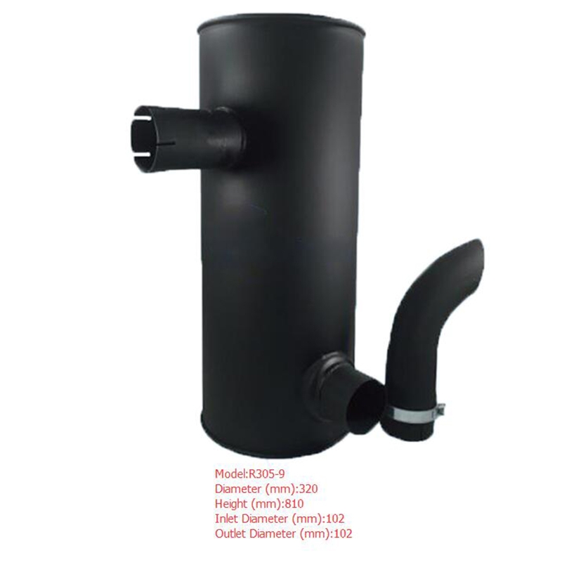 Reemplazo perfecto para Hyundai Excavator R305-9 - Muffler Silencer