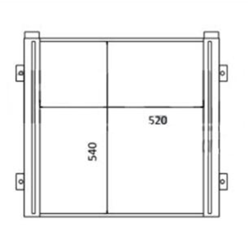 Adaptado para Hyundai Excavador HSL850-7A - Enfriador de aceite 31S7-01000 31S701000