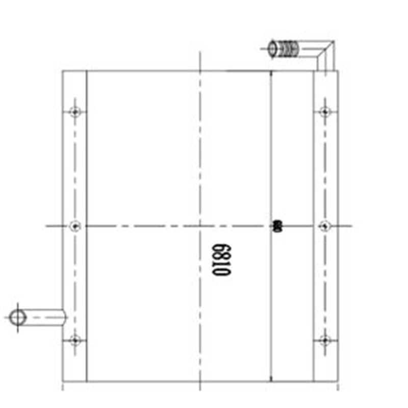Reemplazo directo para Excavador de Sumitomo SH120-2 - Enfriador de aceite LN00036 SH120-2, SH120A2