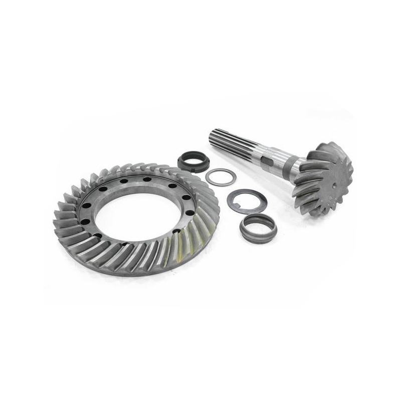 Compatible con el nuevo GEAR SET, RING GEAR Y PINION 175956A1 Para los modelos de backhoe de patrón de CASE 580L, Serie 580L II