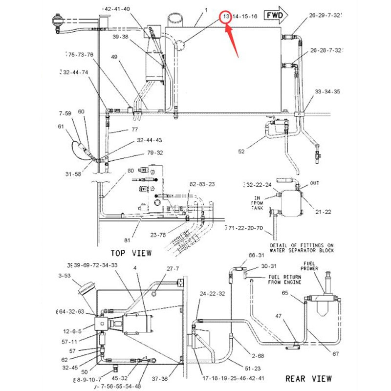 Fits Caterpillar CAT AP-800D BG-230D AP-650B BG-225C AP-1000B BG-260C Asphalt Paver - Sender 7R-9920 CA7R9920 3116 AP-800D, BG-230D