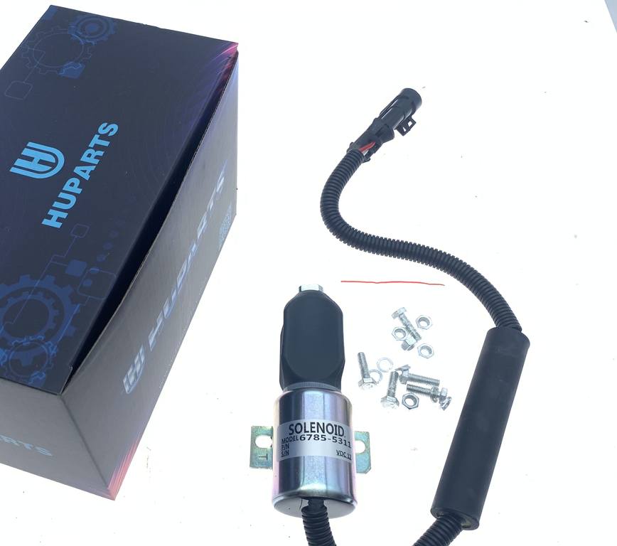Compatible con Shut Down Solenoid 6785-5311 Fit Kubota Engine Kubota V2203 Motor