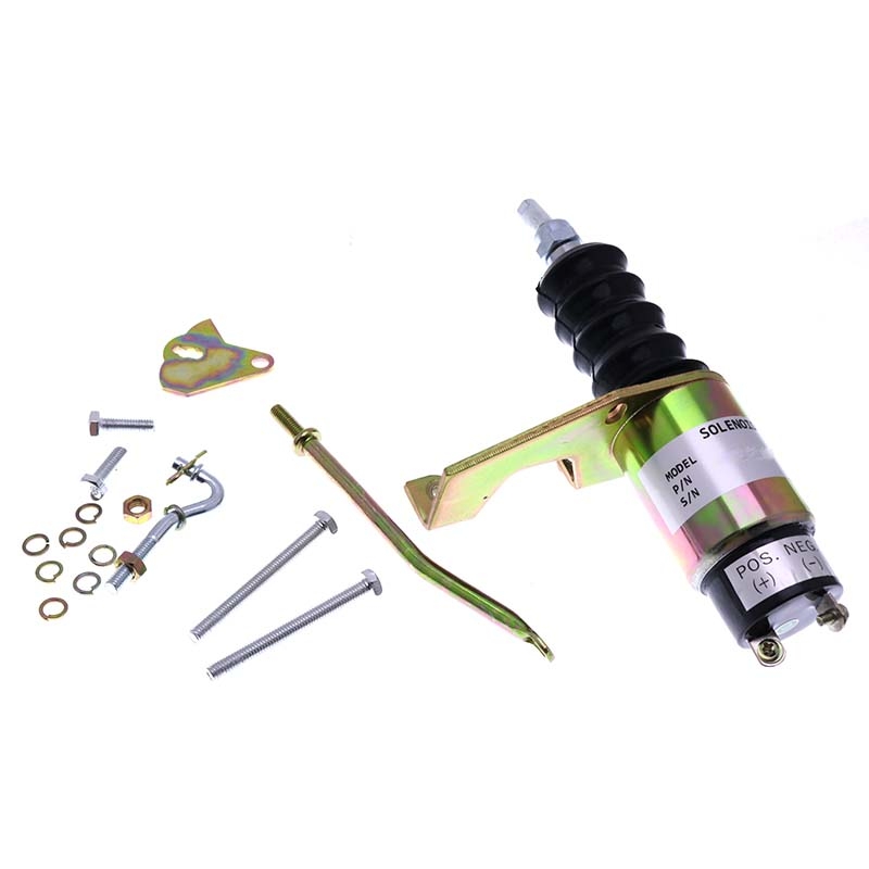 Perfecto para Deutz Engine F4L913 - 12V Bosch Apagado izquierdo Solenoid RSV SA-3765 SA3765