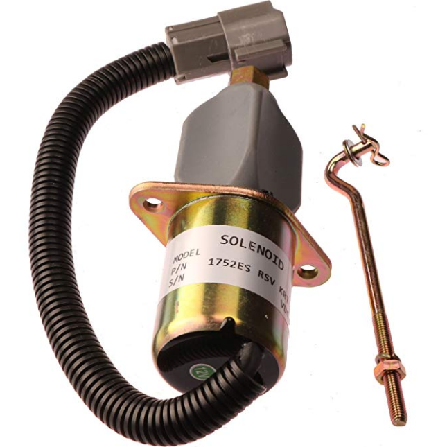 Fits Mitsubishi S4Q S4S S6S Volvo Terex Schaeff Sdmo Gense - Solenoid 32A87-05100 32A8705100 32A87-17010 32A8717010 32A87-06100 32A8706100 32A87050 32A8705900 Mitsubishi S4Q S4S S6S,Volvo,Terex,Schaeff,Sdmo