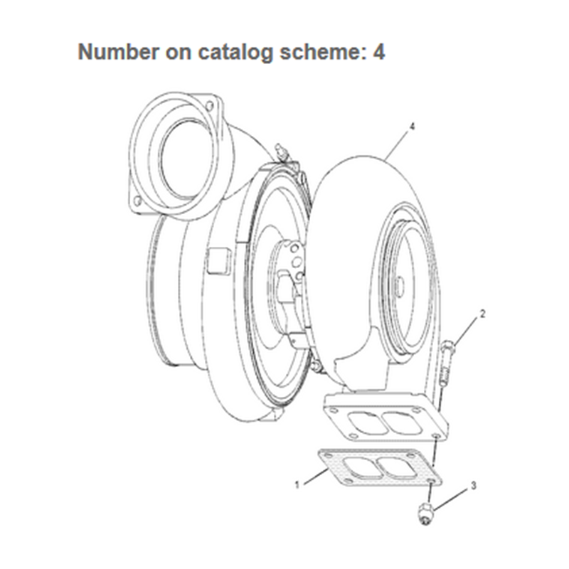 BUY Turbo GT5008B Turbocharger 196-5953 for Caterpillar CAT Generator SR4 Engine 3456 for sale