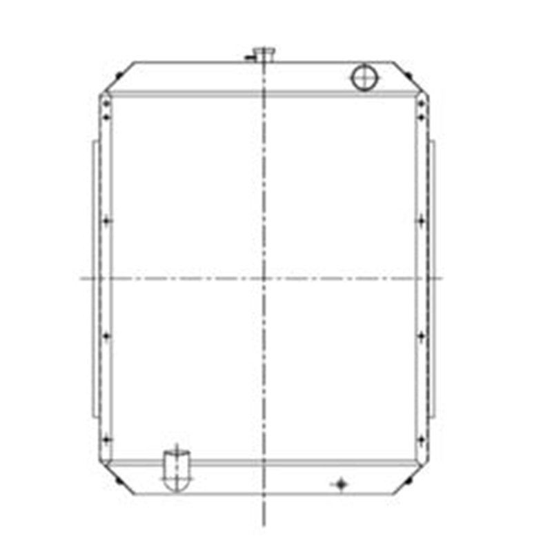 Reemplazo directo para Hyundai Excavator R290LC-7H - Water Tank Radiator 11N8-42160 11N842160